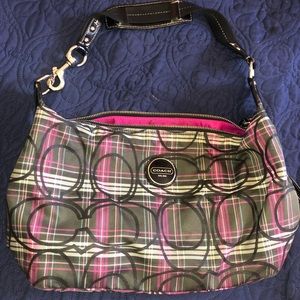 Coach tartan handbag